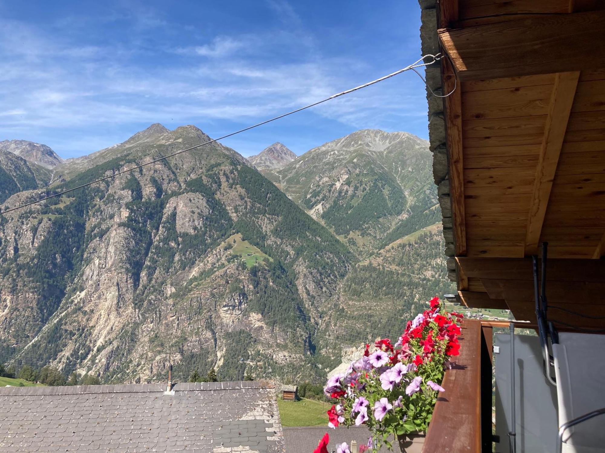 Haus Dorfblick Daire Grächen Dış mekan fotoğraf